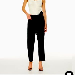 Black Wilfred Jallade tie-waist pants - brand new with tags